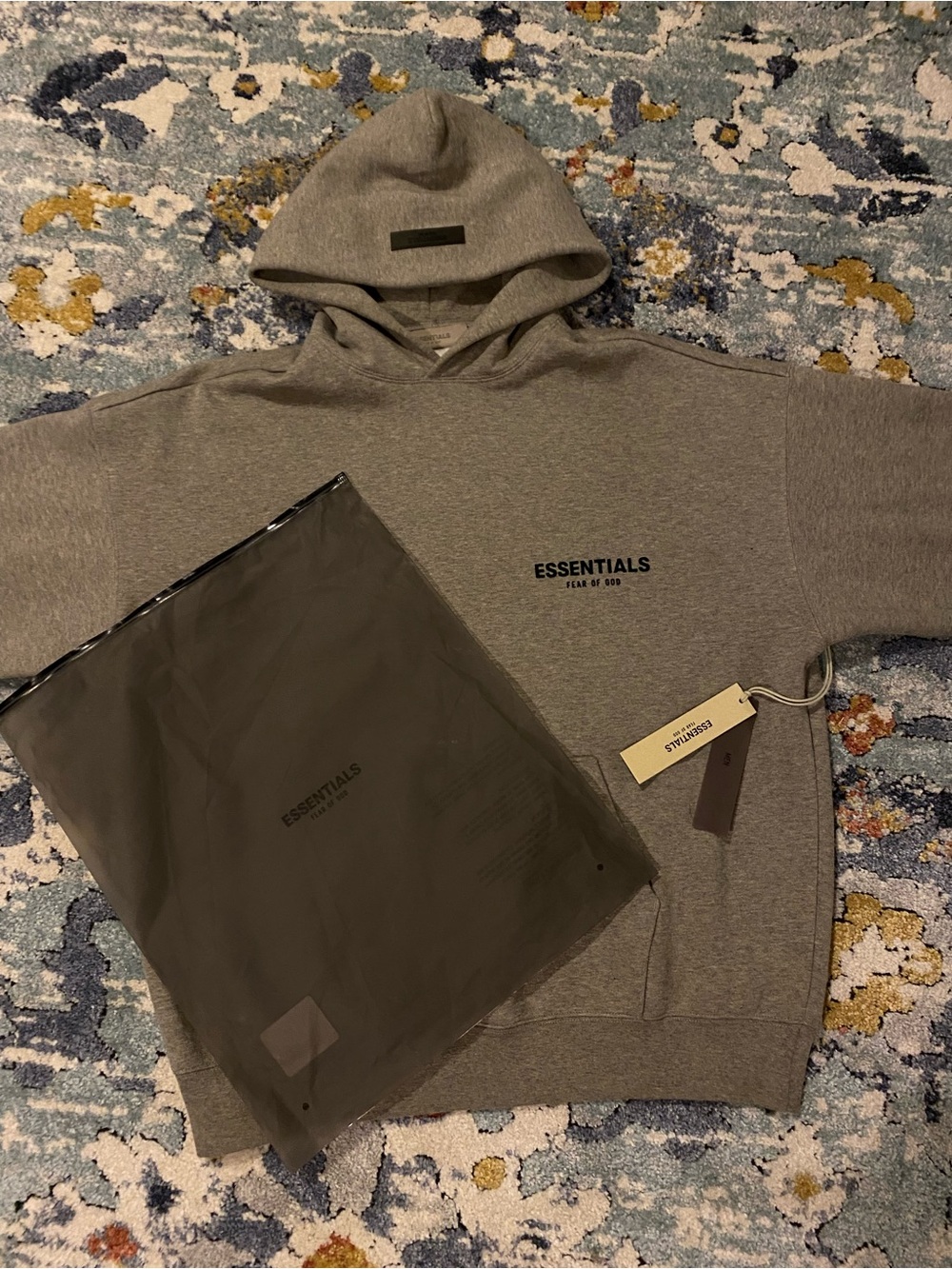 Essentials Fear of God Dark Oat Hoodie
